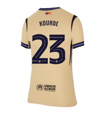 Barcelona Jules Kounde #23 Udebanetrøje Dame 2025-26 Kortærmet